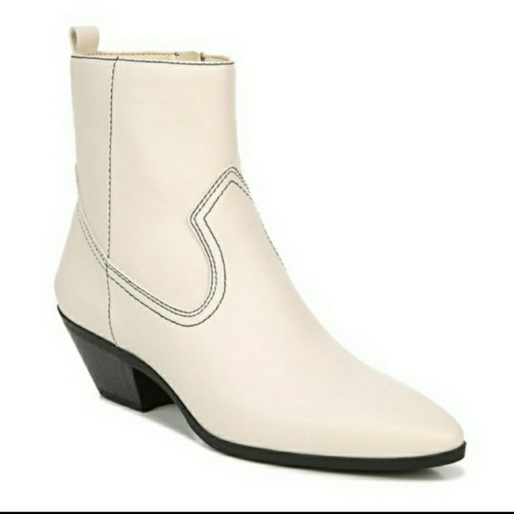 NWB Sam Edelman Western Boots Garth in Nude 8M
